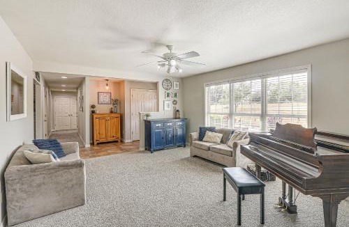 Arkansas City House | Waterfront Kansas Home with Private Fire Pit!