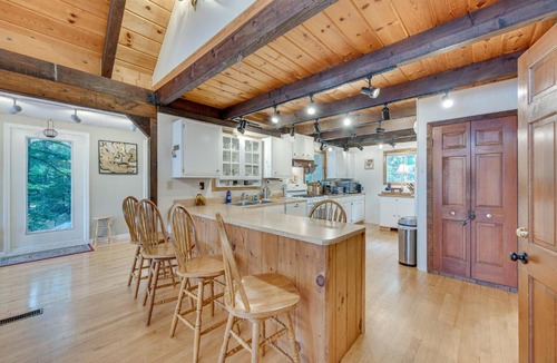 Lake Arrowhead House | Waterfront Lake Arrowhead Cabin with Dock and Fire Pit