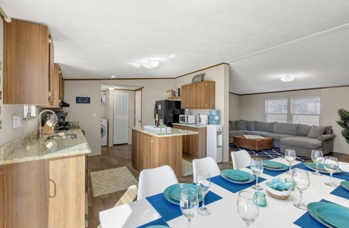 Seven Points House | Waterfront Lake Cottage, Spacious Outdoor Deck & Dock! Dog friendly firepit &BBQ