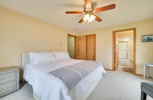 Tawas City House | Waterfront Lake Huron Home - Private Beach!