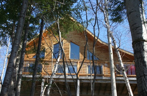 Glovertown Ski Chalet | Waterfront log chalet. The perfect getaway, a hidden gem.