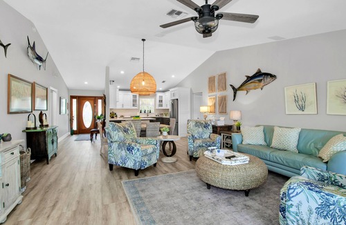 Key Colony Beach House | Waterfront Luxury Home with Pool and Boat Dock