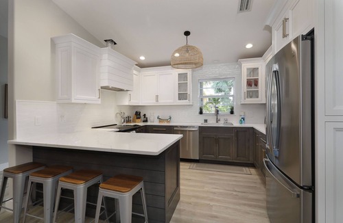 Key Colony Beach House | Waterfront Luxury Home with Pool and Boat Dock