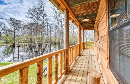 Marksville Apartment | Waterfront Marksville Studio with Dock!