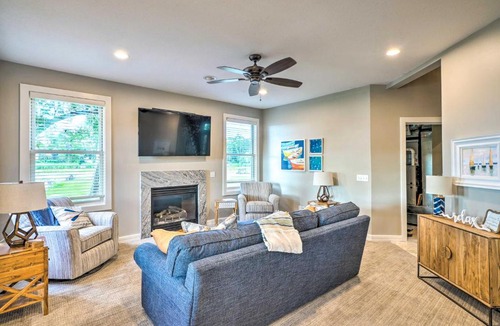 Mound House | Waterfront Mound Retreat with Dock and Lake Access!