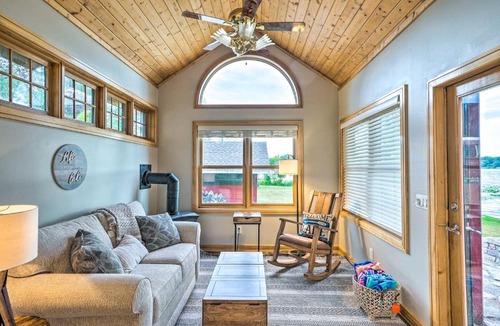 Mound House | Waterfront Mound Retreat with Dock and Lake Access!