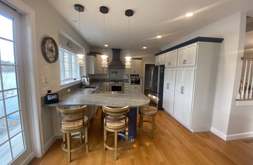 Summersea House | Waterfront New Seabury Home with Private Dock