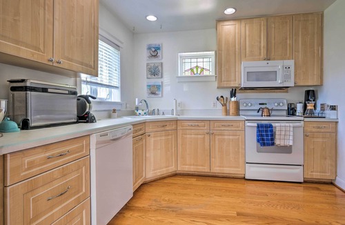 Rose Haven House | Waterfront North Beach Home ~ 2 Mi to Beach!