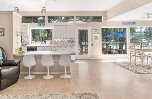 Leisure Land House | Waterfront Oasis, Huge Deck, Fire Pit, Outdoor TV, Sleeps 8, Games +