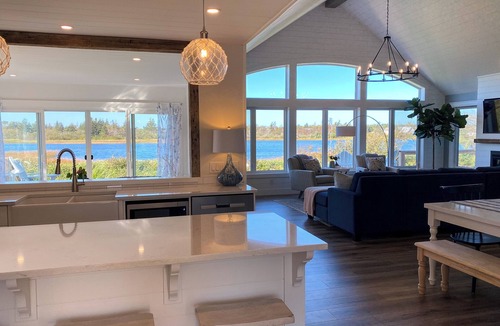 Darnley House | Waterfront oasis with private dock, hot-tub, 2 minutes to beach