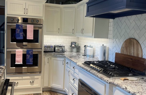 Afton House | Waterfront oasis with gazebo and fire pit, crappie dock with swim deck and slide