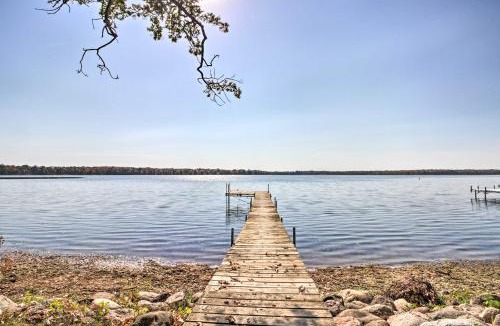 Onamia House | Waterfront Onamia Retreat w/Dock & Fire Pit!
