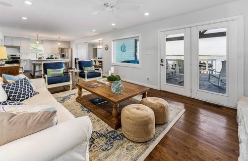 Seven Points House | Waterfront - Open lake with amazing views, dock great for fishing and fire pit