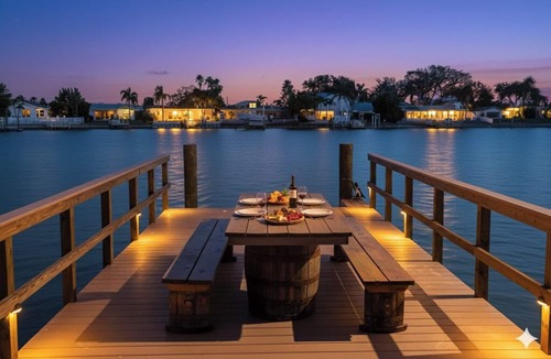 Indian Rocks Beach House | Waterfront Pirate House with Pool & 2 Golf Carts
