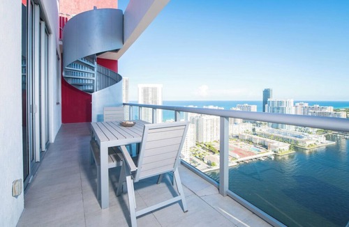 Hallandale Beach Condo | Waterfront Penthouse the Beachwalk Resort