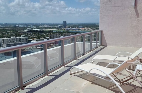 Hallandale Beach Condo | Waterfront Penthouse the Beachwalk Resort
