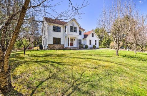 Henryville House | Waterfront Poconos Getaway Game Room and Deck!