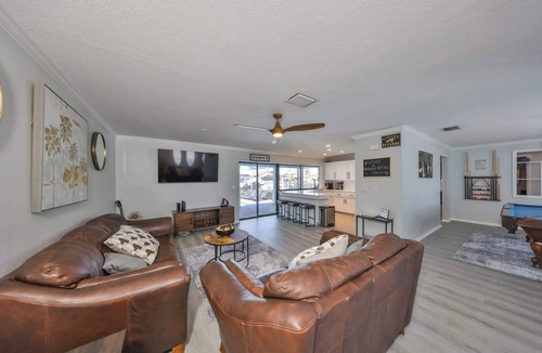 Apollo Beach House | Waterfront Pool House w/Heated Pool!