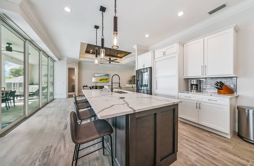 Punta Gorda House | Waterfront Pool Home With Dock and Spa