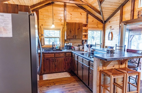 Cadiz Cabin | Waterfront Retreat for 8 w/Fire Pit, Boat Dock, no steps to water! 3BR/2BA