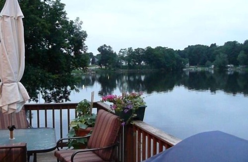 East Brookfield Apartment | Waterfront Retreat: 2BR with Huge Deck on Lake Lashaway Views in E. Brookfield!