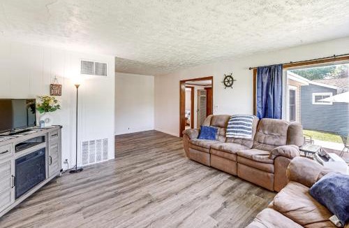 Reed City House | Waterfront Retreat w/Dock & Yard in Reed City!