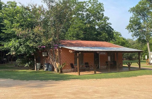 Seguin RV Rental | Waterfront Teepee 3 Jumping Fish