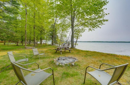Central Lake House | Waterfront Torch Lake Cottage w/Dock & Fire Pit!