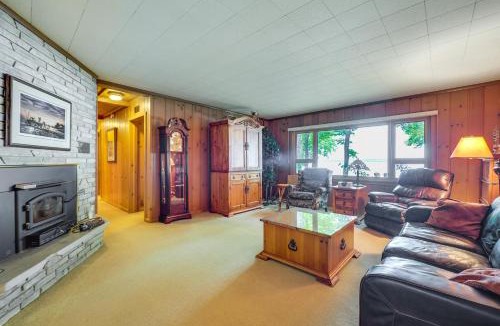 Central Lake House | Waterfront Torch Lake Cottage w/Dock & Fire Pit!