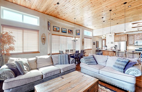 Pagosa Springs House | waterfront townhome w/river & mountain views, near Wolf Creek and hot Springs