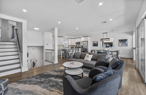 Point Pleasant Beach House | Waterfront Firepit Game Room at Legacy Beach House