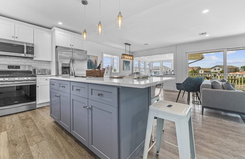 Point Pleasant Beach House | Waterfront Firepit Game Room at Legacy Beach House