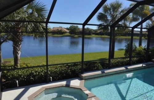 Riverwood Condo | Waterfront View with Private Pool in Gated Golf Community