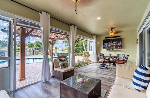 Coral Shores Villa | Waterfront Villa: Heated Pool, Dock, Kayaks