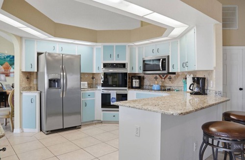 Gulf Cove House | Waterfront Villa w Pool, Dock & Gulf Access!