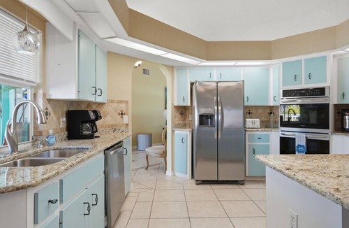 Gulf Cove House | Waterfront Villa w Pool, Dock & Gulf Access!