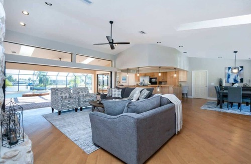 Punta Gorda House | Waterfront Villa with Heated Pool & Spa