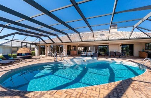 Punta Gorda House | Waterfront Villa with Heated Pool & Spa