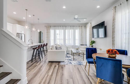 Rockport Villa | Waterfront villa with dock, 2 tandem kayaks, bay views, pool & hammocks