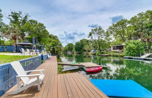 Weeki Wachee Gardens House | Waterfront Weeki Wachee Home with Fire Pit!