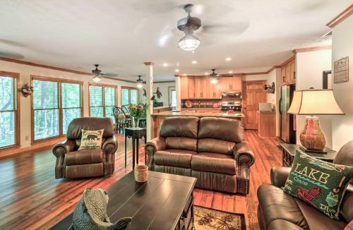 LaGrange House | Waterfront West Point Lake Cabin with Private Dock!