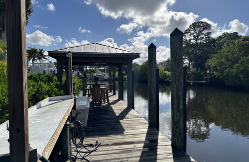 Stuart House | waterfront with dock