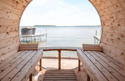 Alcona Cottage | Waterfront Wow with hot tub