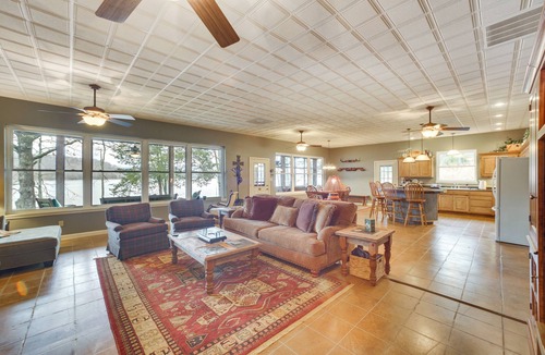 Garfield House | 'Water’s Edge': Home on Shore of Beaver Lake!