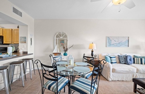 Waterside Village Condo | Waterside Village 408 - Beach, Shared Pool, Gulf View, Day Dock Access