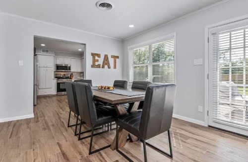 College Station House | Welcome to Aggieland - Light-Filled Moody Mid Mod!
