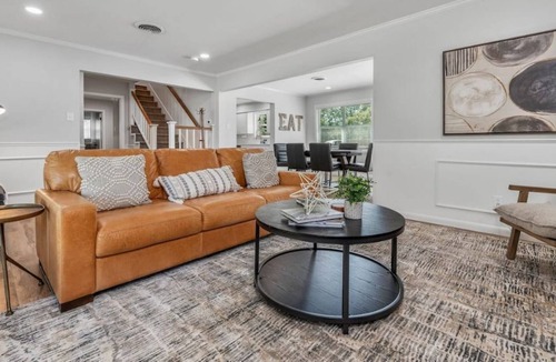 College Station House | Welcome to Aggieland - Light-Filled Moody Mid Mod!