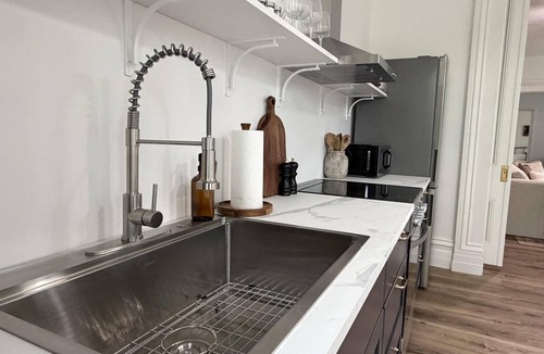 Lawrenceburg Apartment | Welcome to East High - A Charmingly Modern Stay in Lawrenceburg