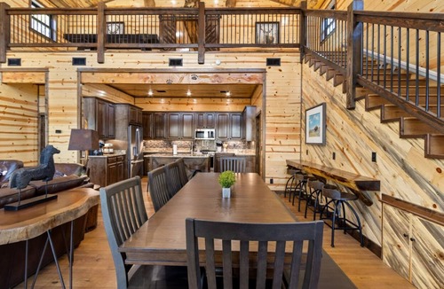 Antlers Cabin | Welcome to The Sanctuary, a peaceful mountain retreat designed for connection, comfort, and unforgettable views. From cozy fireplaces to expansive outdoor spaces overlooking White Rock Mountain.
