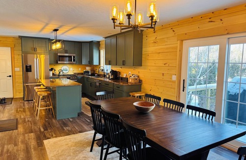 Rangeley House | Welcome to your perfect summer escape — “The Point on Dodge Pond!”